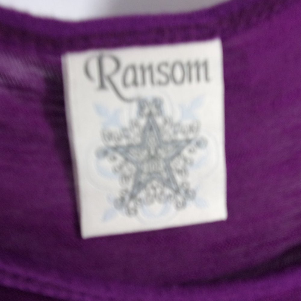 Ransom Knit Top Raspberry Size L NWOT - Picture 3 of 4